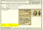 Karteikarte zum Syntyp von Cristellaria mamilligera Karrer, 1864